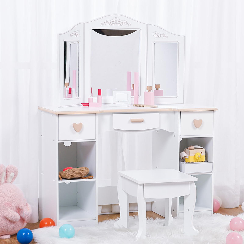 Coiffeuse Monyea, Blanc