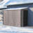 4 ft. W x 8 ft. D Plastic Lean-to Storage Shed