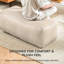 Pouf rembourré crème 17 po Florence-116415923