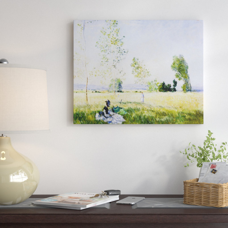 « summer » par claude monet, reproduction de peinture à l’huile sur toile tendue