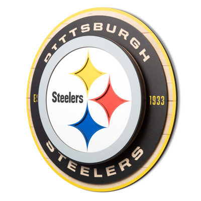NFL Pittsburgh Steelers 3DX Circle Wall Art