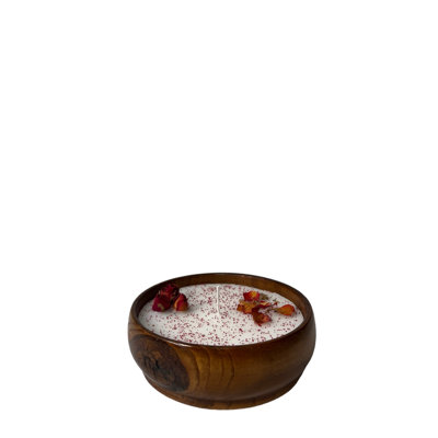 Wood Tabletop Candlestick