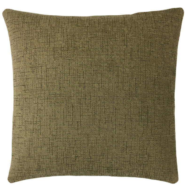 Puako Accent Pillow, H 20 po x l 20 po, Mélange de duvet, Vert foncé