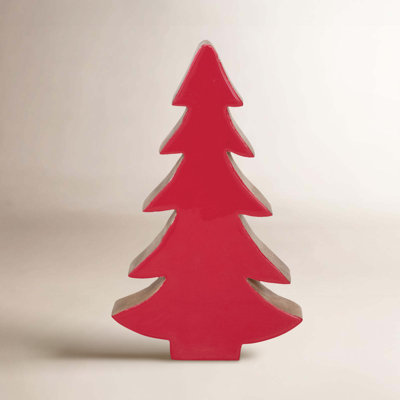 Enameled Mango Wood Tabletop Tree
