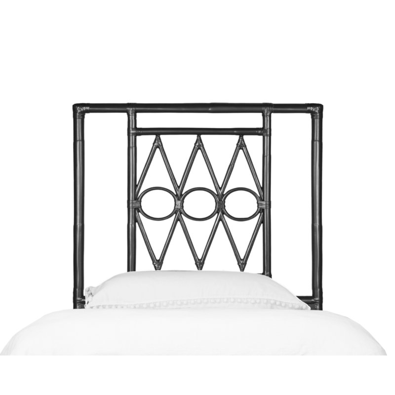 Devonshire Open-Frame Headboard, Twin, Black