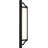 Modern Contemporary 18 - Inches Black Integrated Led Bathroom Vanity Bar Featuring Energy Smart Bright 3 Color Temperature Choices  3000K/4000K/5000K  Dimmable With Compatible Dimmers Etched White