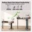 Bureau debout en L de 63 po pour ordinateur, bureau de coin électrique à hauteur réglable pour le bureau personnel-785969064-789745719