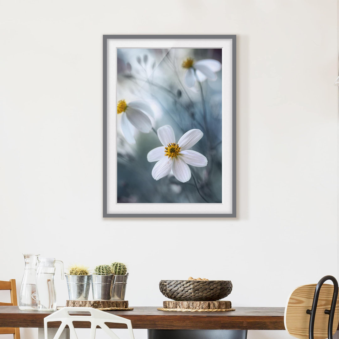 Gerahmter Fotodruck Pastel Flowers