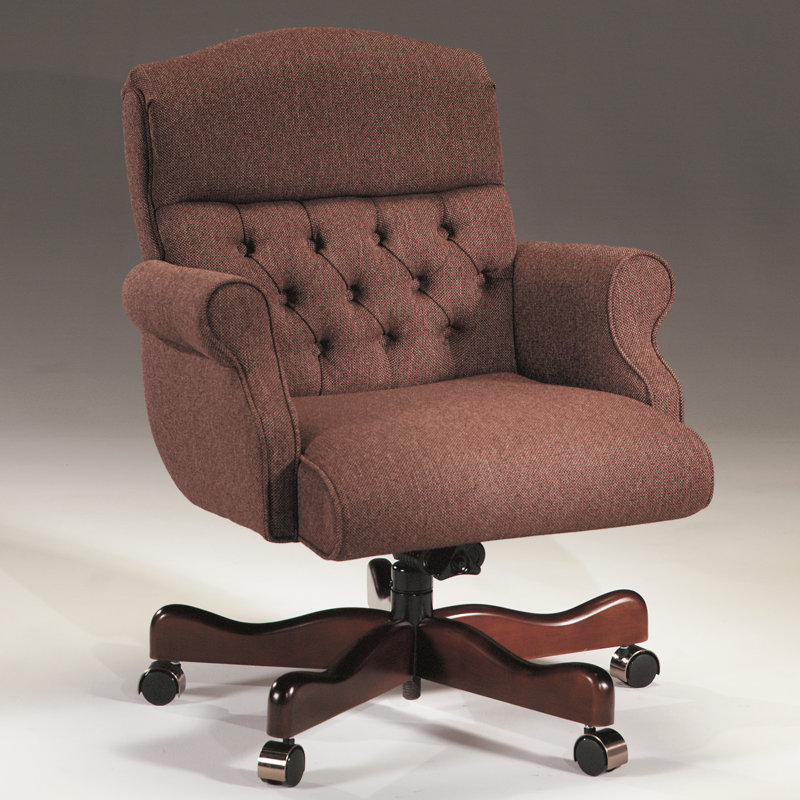 Chaise de cadre ergonomique, Cordovan, Acajou, Verrouillage d'inclinaison non inclus