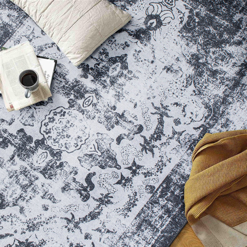 Tapis oriental performance à tissage plat Devonie, Rectangle 10 pi x 14 pi