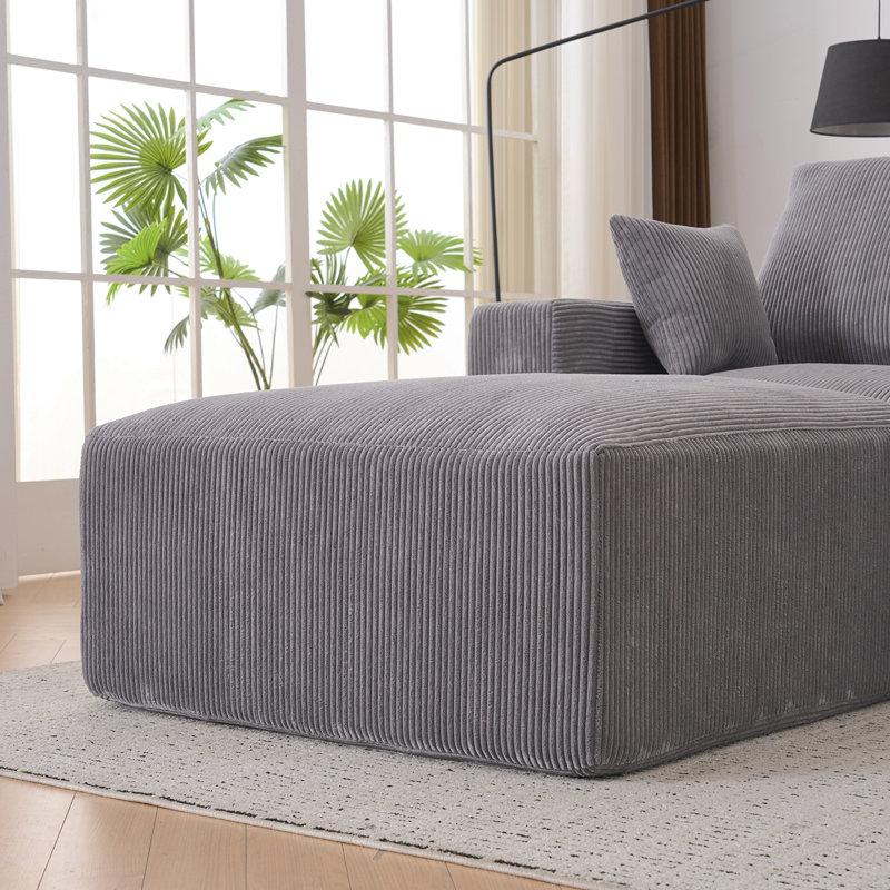Canapé modulaire Boneless, Gris