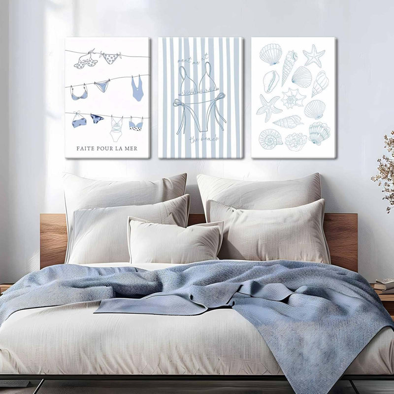 3 Piece Wrapped Canvas Wall Art