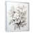 White Floater Framed
