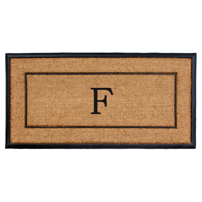 The General Monogram Doormat, Letter L