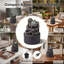  water feature,indoor fountains,rotating glass ball,LED light,resin,grey brown