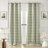 Vernon Monochrome Brushstrokes Dual-Side Magnetic Closure 100% Blackout Grommet Curtain Panel-125104699-125104698