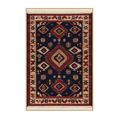 Machine Washable Persian Brown Area Rug