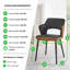 Alcea Modern Design Dining Chair - Luxury Faux Leather Upholstered Armchair