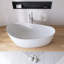 Baignoire de trempage autoportante en pierre 65 po x 34 po