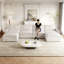 Canapé modulaire en velours côtelé en U avec repose-pieds et coussins Masayushi-111655560