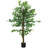 5Ft Artificial Ficus With Pot, Indoor Outdoor Fake Plant For Home Office Living Room Décor