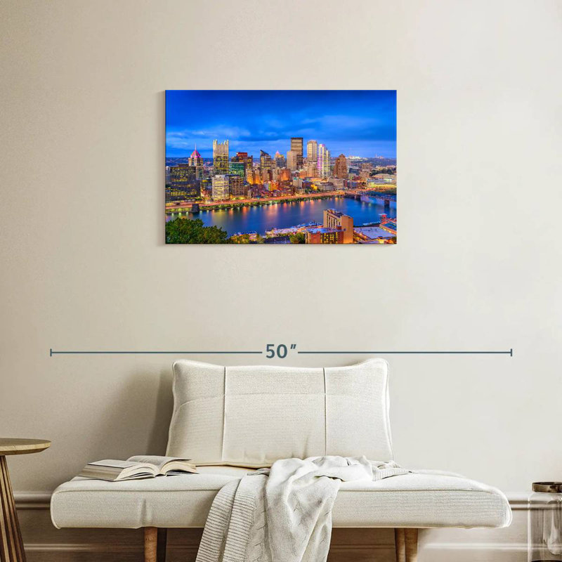 Sirci Pittsburgh Blue Hour, H 20 po x l 30 po