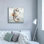  «Cape Cod Seahorse» par Nicole DeCamp, art mural sur toile, 37 po x 37 po