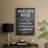 Man Cave Rules -Gallery Wrapped Cavas-100888825