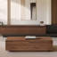 Table basse extensible cachée avec rangement 47,2 po