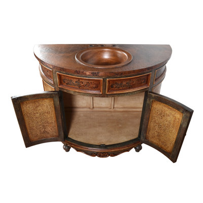 Vogelsang 48'' Single Bathroom Vanity with Metal Top