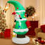 Arbre de Noël avec père Noël, décoration de Noël gonflable