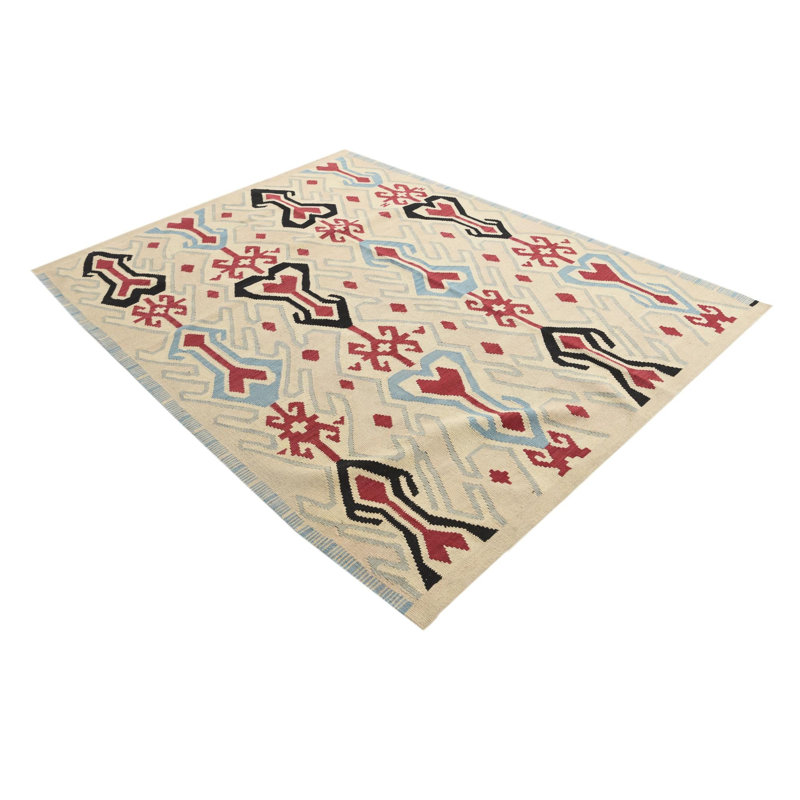 Tapis beige 6 pi 1 po x 8 pi 1 po