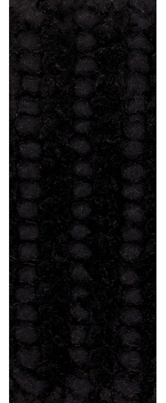 Anni Wool Geometric Area Rug in Black, Rectangle 7'9" x 10'6"