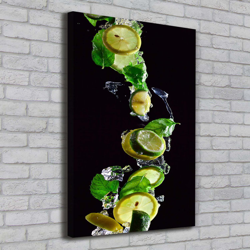 Limes And Lemons - Wrapped Canvas Print