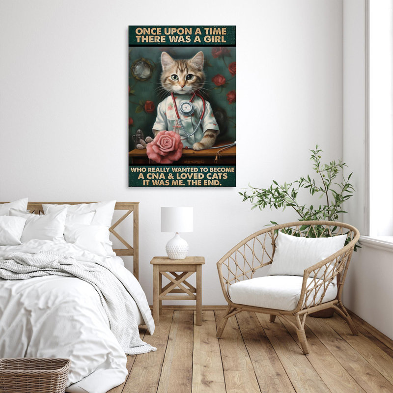 To To A A Cna And Lived Cats sur impression sur toile, H 36 po x l 24 po x P 1,25 po