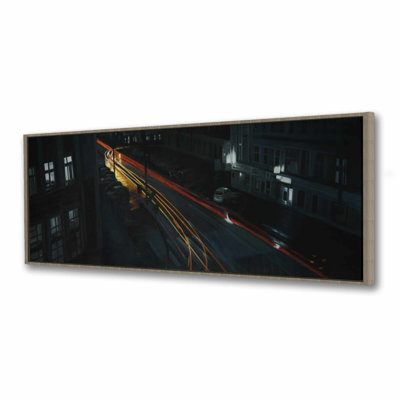 Downtown Building Cities Framed Canvas - Home Decor Art