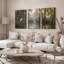 Ensemble de 3 tableaux sur toile tendue-1056729338