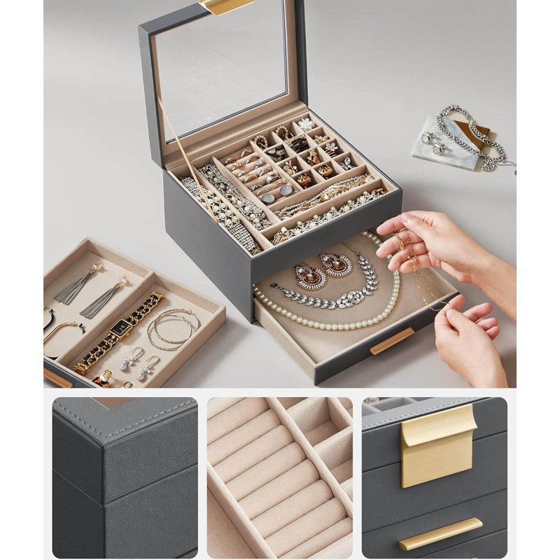 Jewellery Box +, Interstellar Grey/Gold