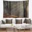 Tapisserie «Rays of Sun in Dense Forest»-703485538