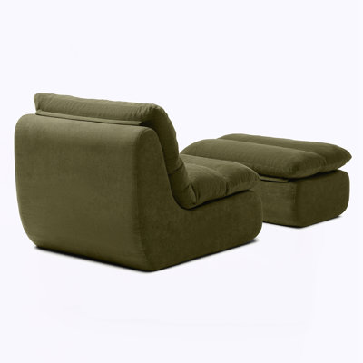 Bean Bag Chair with Ottoman
