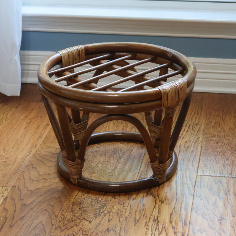 Tabouret décoratif papasan Brynn