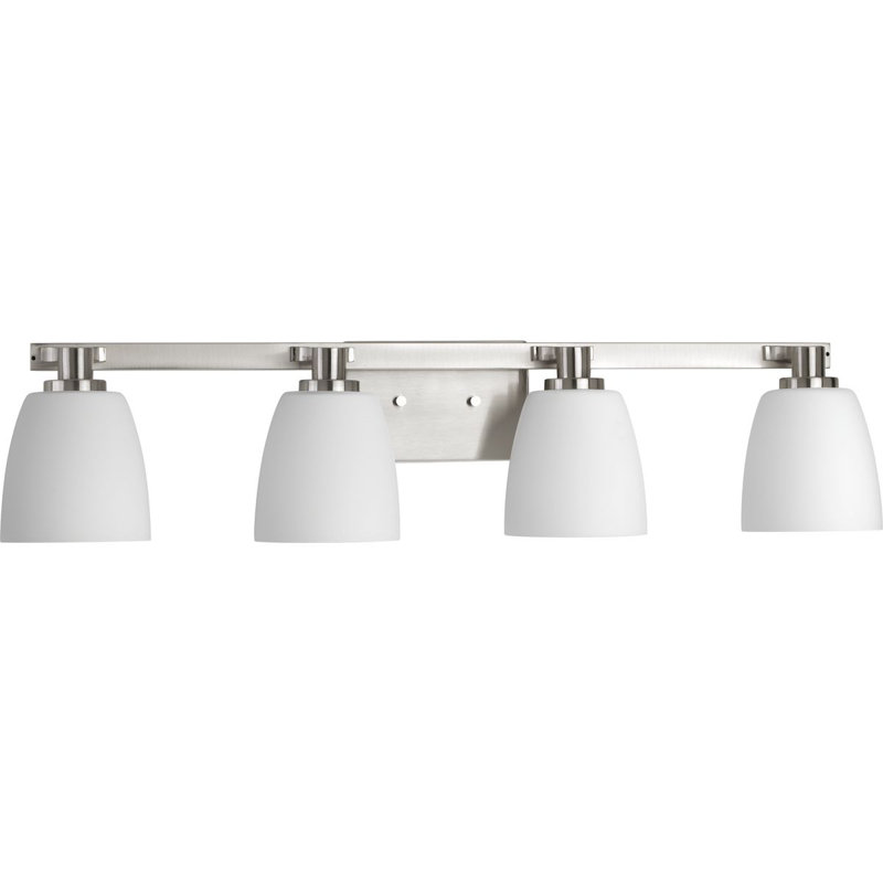 Angelinea 4 - Light Dimmable Vanity Light, Brushed Nickel