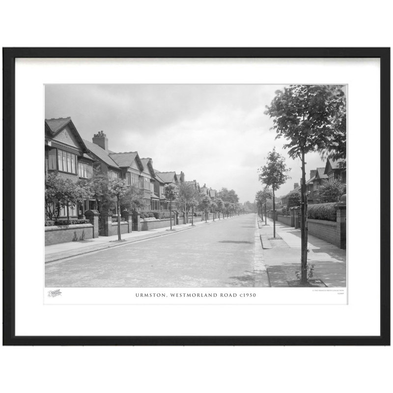 Urmston, Westmorland Road C1950 by Francis Frith - Single Picture Frame Print, 60cm H x 80cm W x 2.3cm D