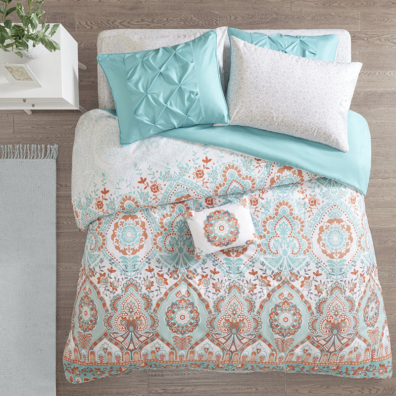 Édredon pour lit simple et drap - Style distinctif avec draps de style moderne