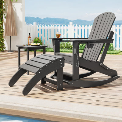 Repose-pieds en résine Hdpe Adirondack