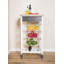 48cm W Steel Kitchen Island and with Locking Wheels-31313633