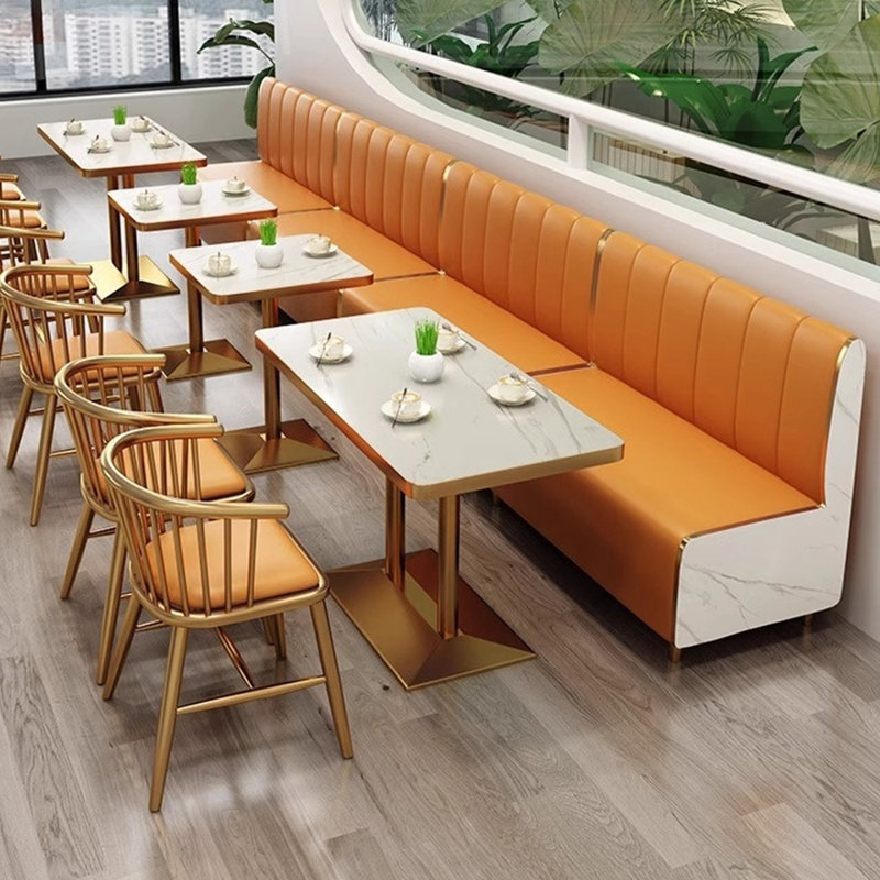Bancs de restaurant moderne Modern, Orange