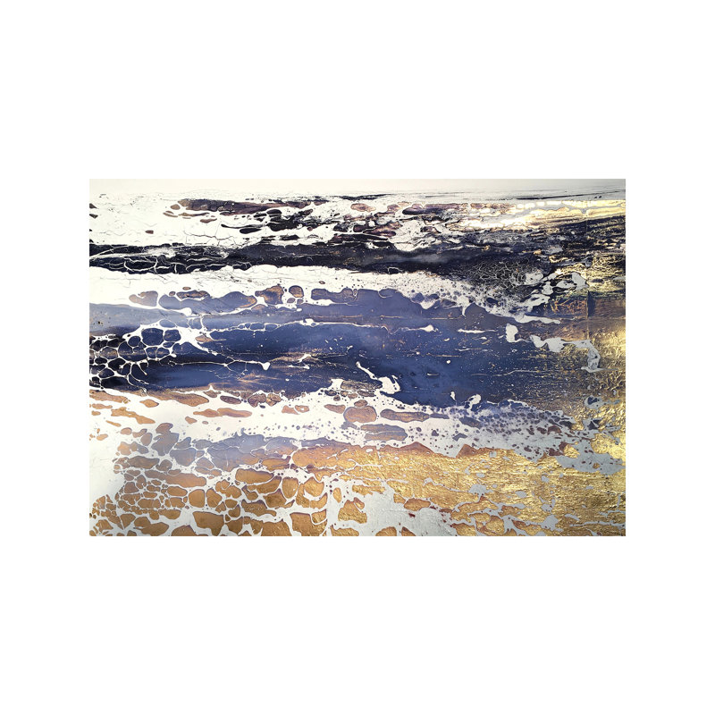English Gold XI by Michael Sole - Wrapped Canvas Painting, 66.04 cm H x 45.72 cm W x 3.175 cm D