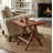 Folding Teak Small Table, Oiled Finish