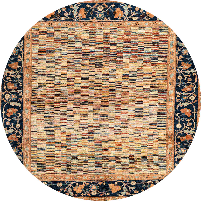 Tapis abstrait moderne 1830, Rond 4 pi